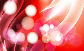 abstract red dream vector design